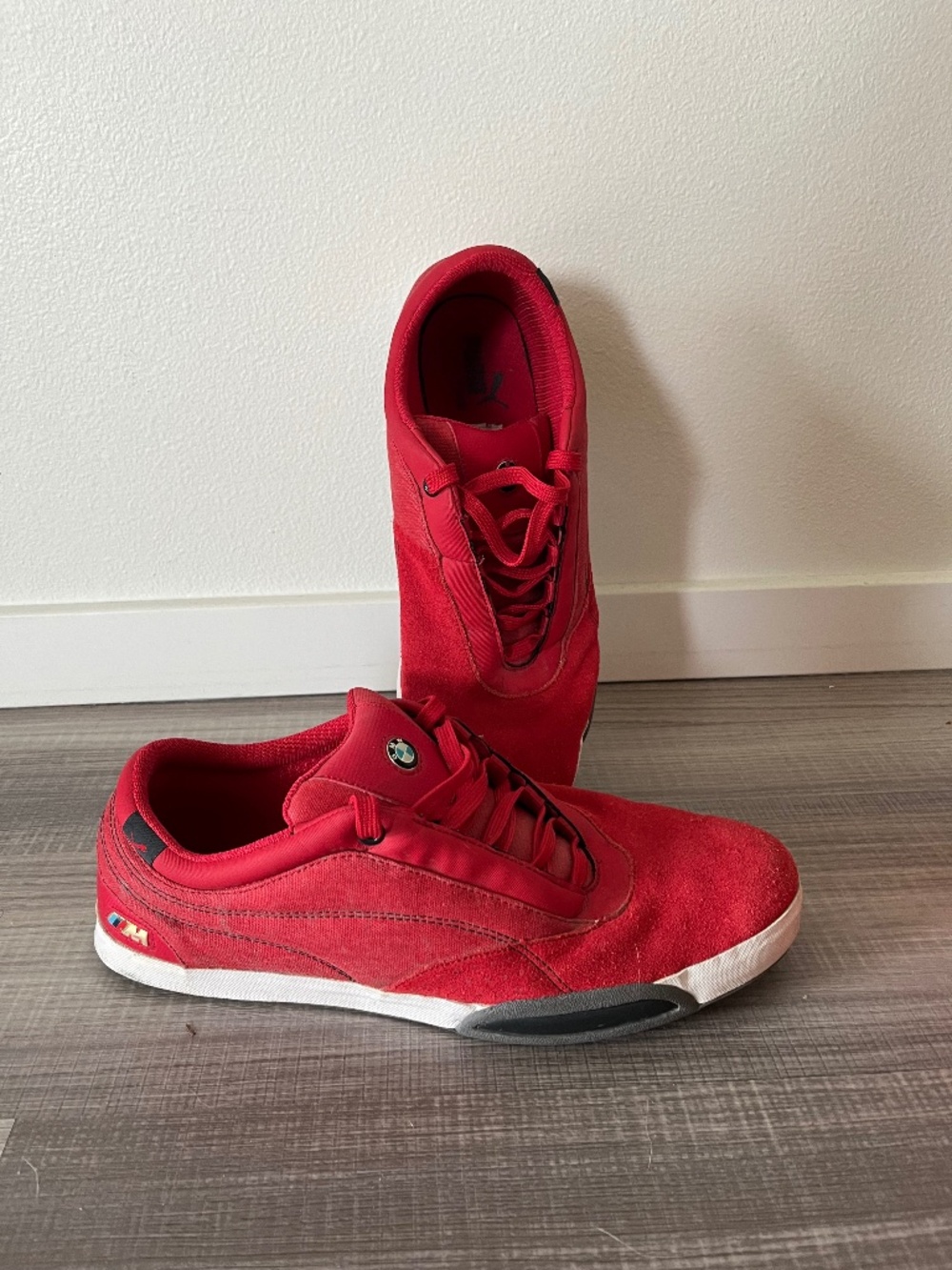 PUMA BMW Motorsport Red Shoes — Size 10